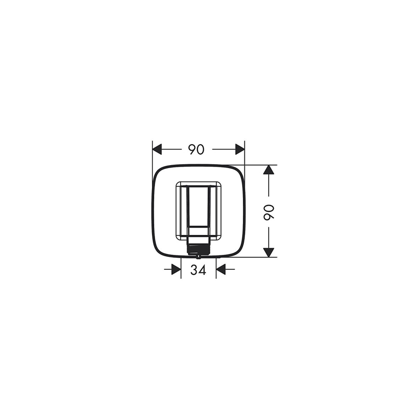 Set de cada-dus Hansgrohe, Crometta Vario / Porter, furtun 160 cm